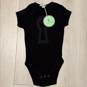 Cara Loren Black Bodysuit for Baby Size 6-12 months